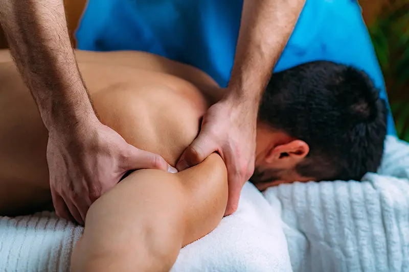 Therapeutic deep-tissue massage at Mussler Chiropractic & Wellness in Boardman, OH